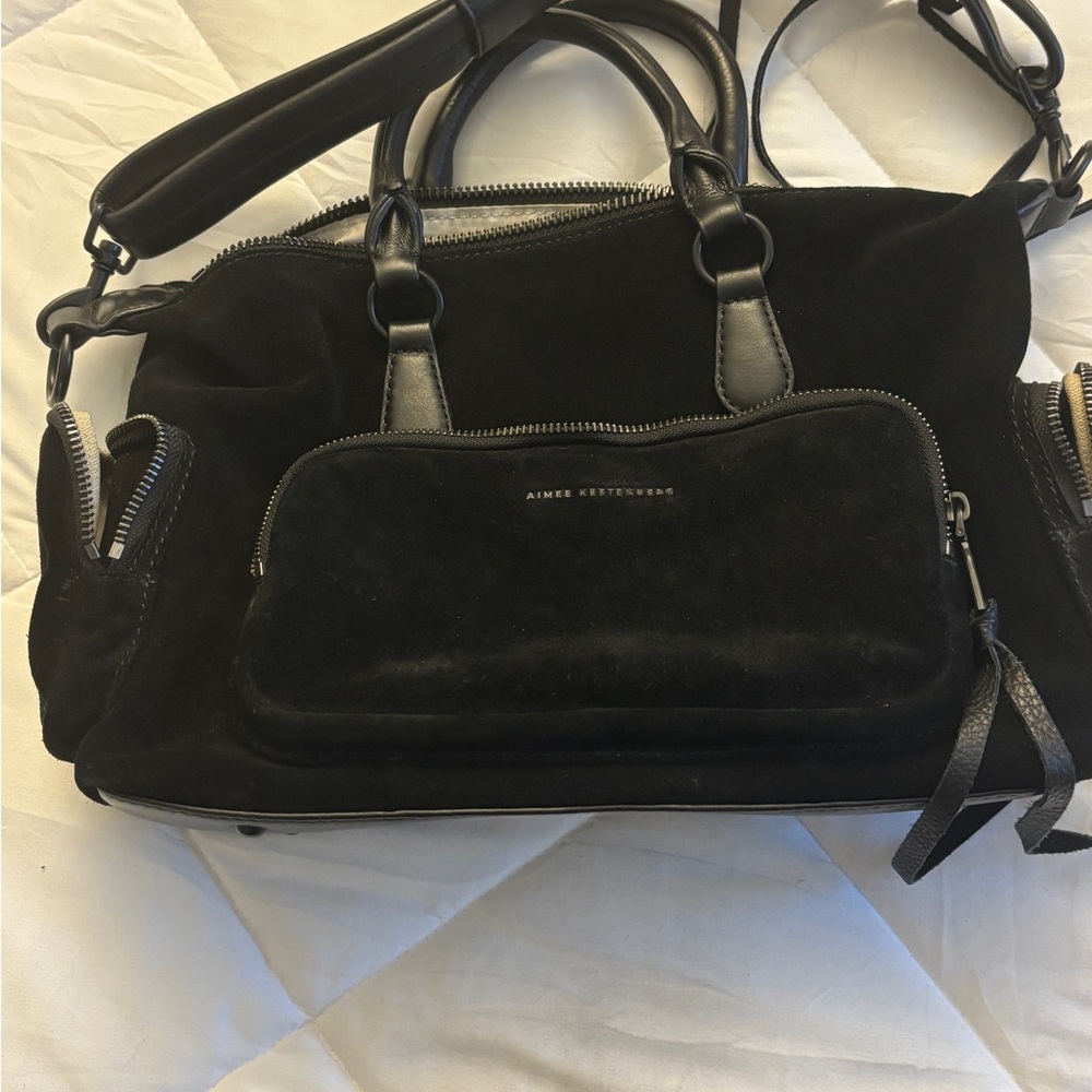 Aimee Kestenberg Black Suede Bag